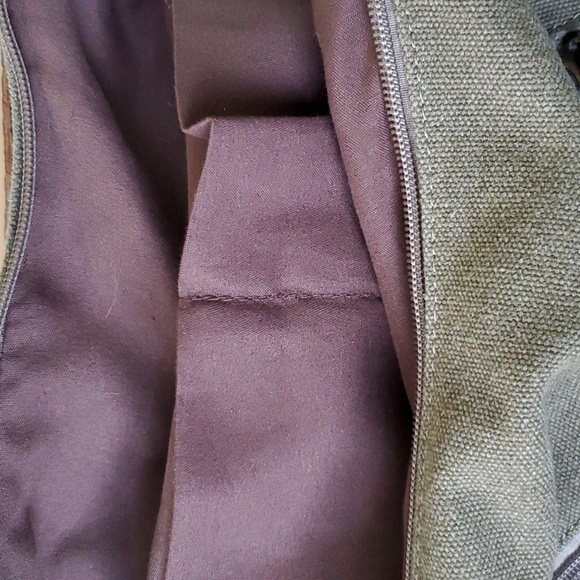 Grace Callie Designs Olive Genova messenger- tote bag 18.5 X 16 front po… - Picture 6 of 12